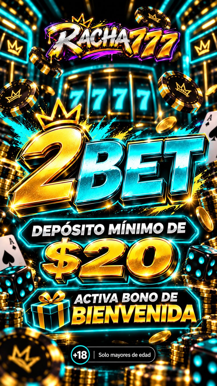 Flyer de 2BET · Depósito $20